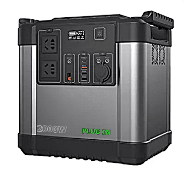גנרטור PLUG IN 2000W ללא רעש לאזורי חיפוש ניצולים