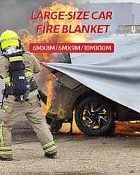 שמיכת כיבוי אש לרכב 6X9 מטר בתרמיל גב GIANT1002